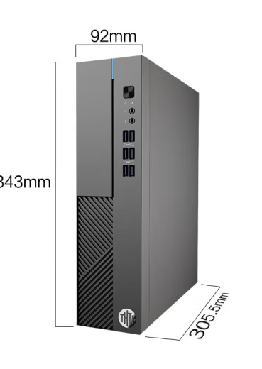 清华同方/THTF L860-H04 台式计算机 龙芯3A6000/8G/256G SSD+1TB/2独显/DVDRW/23.8显示器