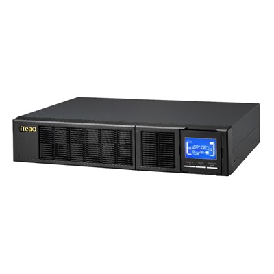 艾特网能/iTeaQ 不间断电源（UPS）UR-0030SCL 3KVA 单进单出 438*410*88（2U）高频机架式UPS  6节电池