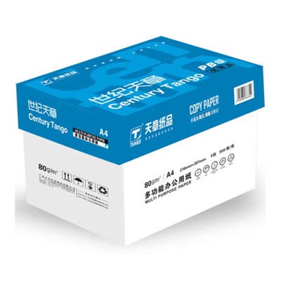 世纪天章 A4 复印纸 经典款80g  500张/包 5包/箱 整箱装